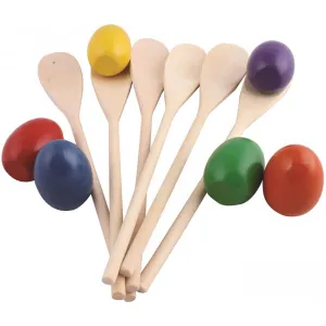 Hit Sport Eggs and Spoons - Pack 6