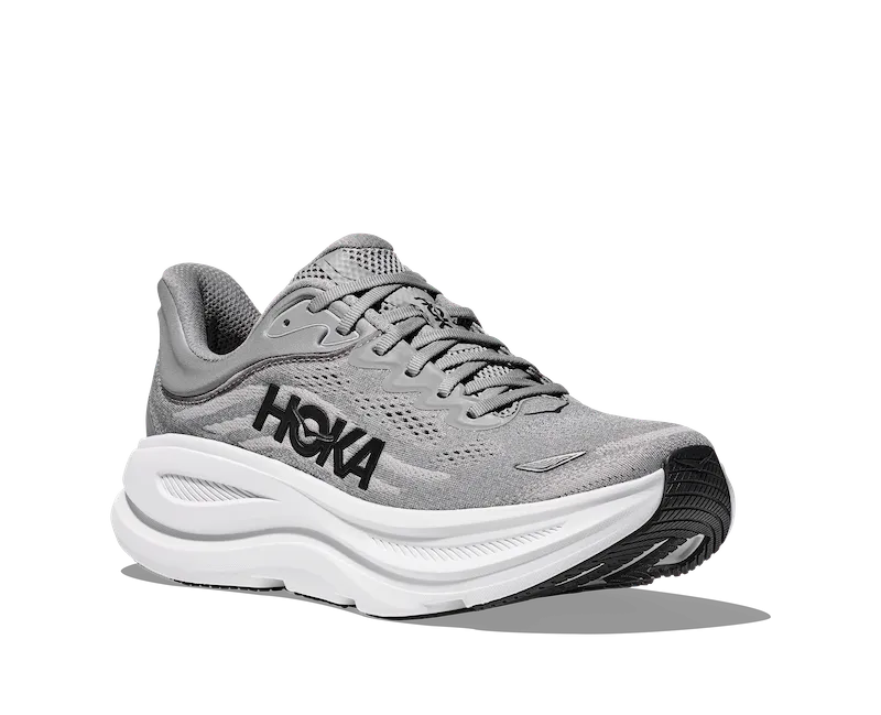 HOKA Men's Bondi 9 WIDE Galactic Grey/Stellar Grey