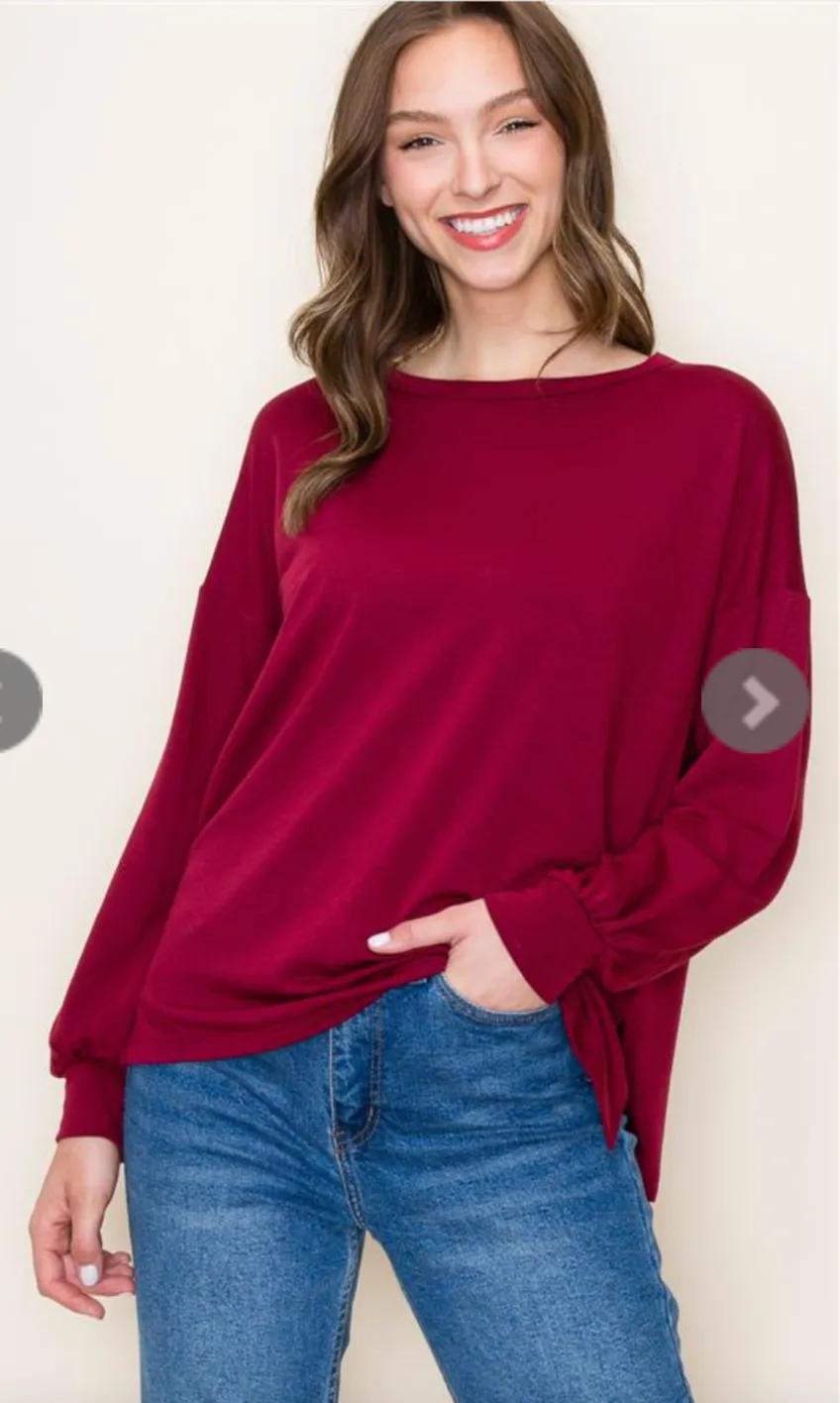 Hold You Closely Long Sleeve Top