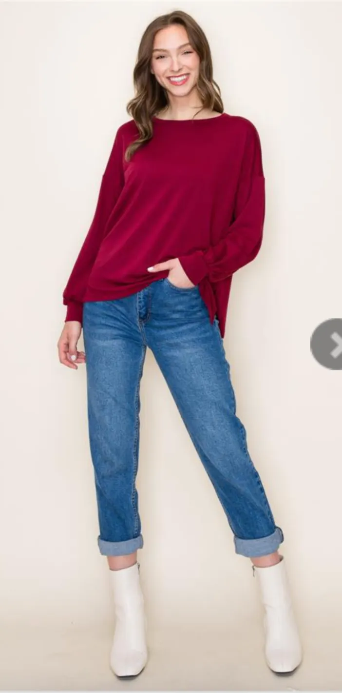 Hold You Closely Long Sleeve Top