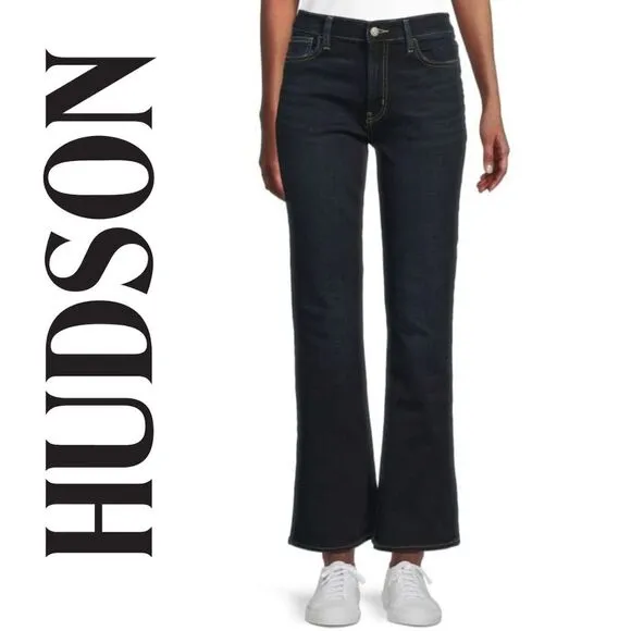 Hudson Blair High Rise Bootcut Jeans Black Size 26