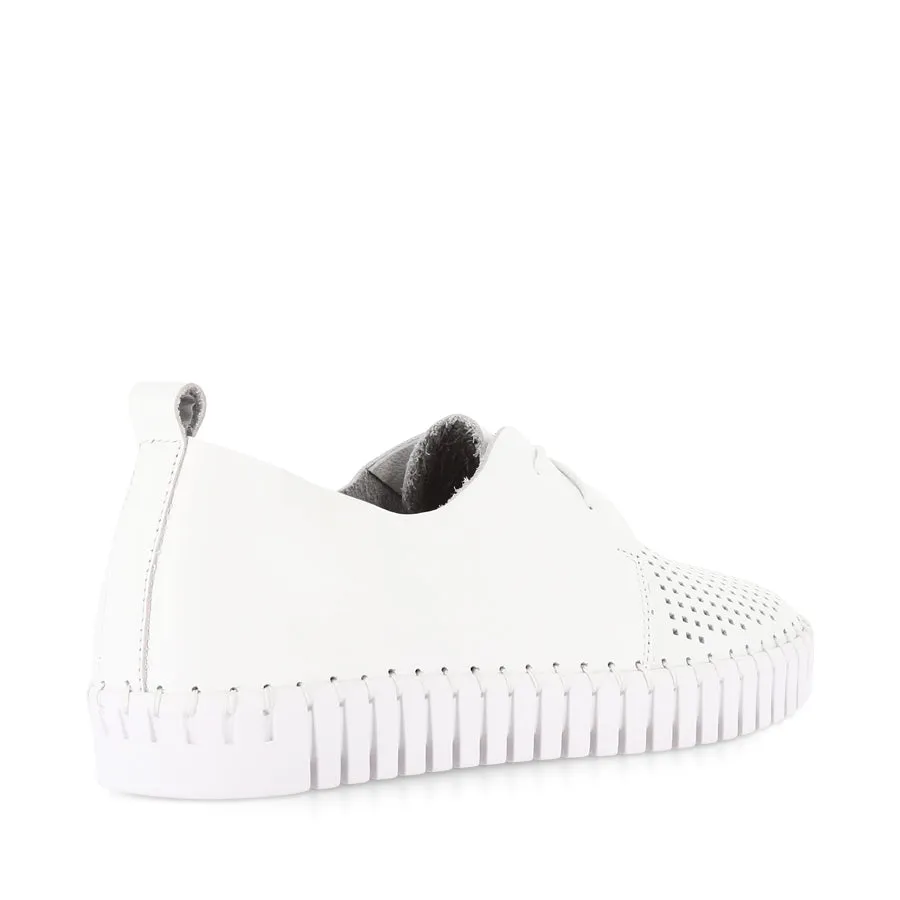 HUSTON - WHITE LEATHER