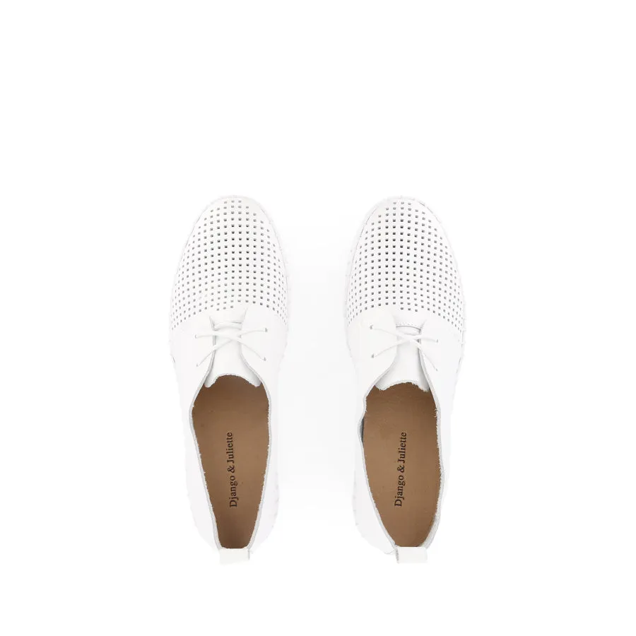 HUSTON - WHITE LEATHER
