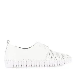 HUSTON - WHITE LEATHER