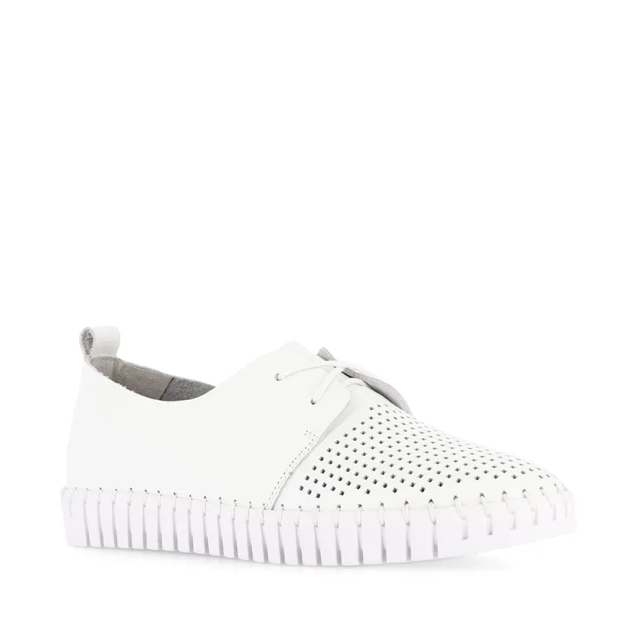 HUSTON - WHITE LEATHER