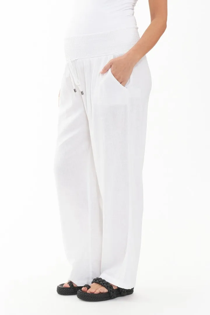 Indi Wide Leg Linen Pant