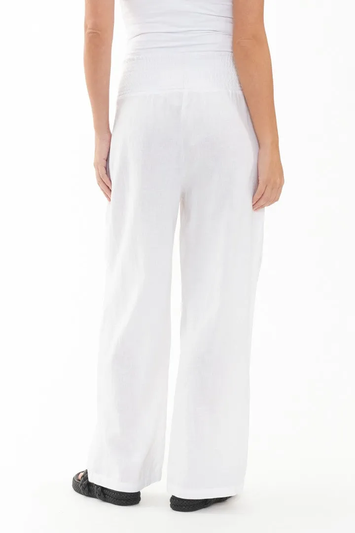 Indi Wide Leg Linen Pant