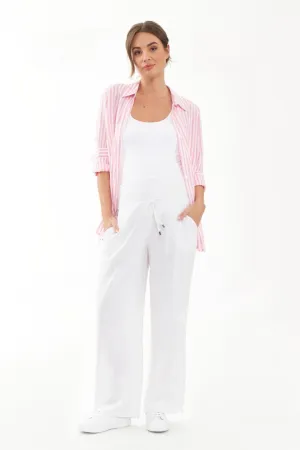Indi Wide Leg Linen Pant