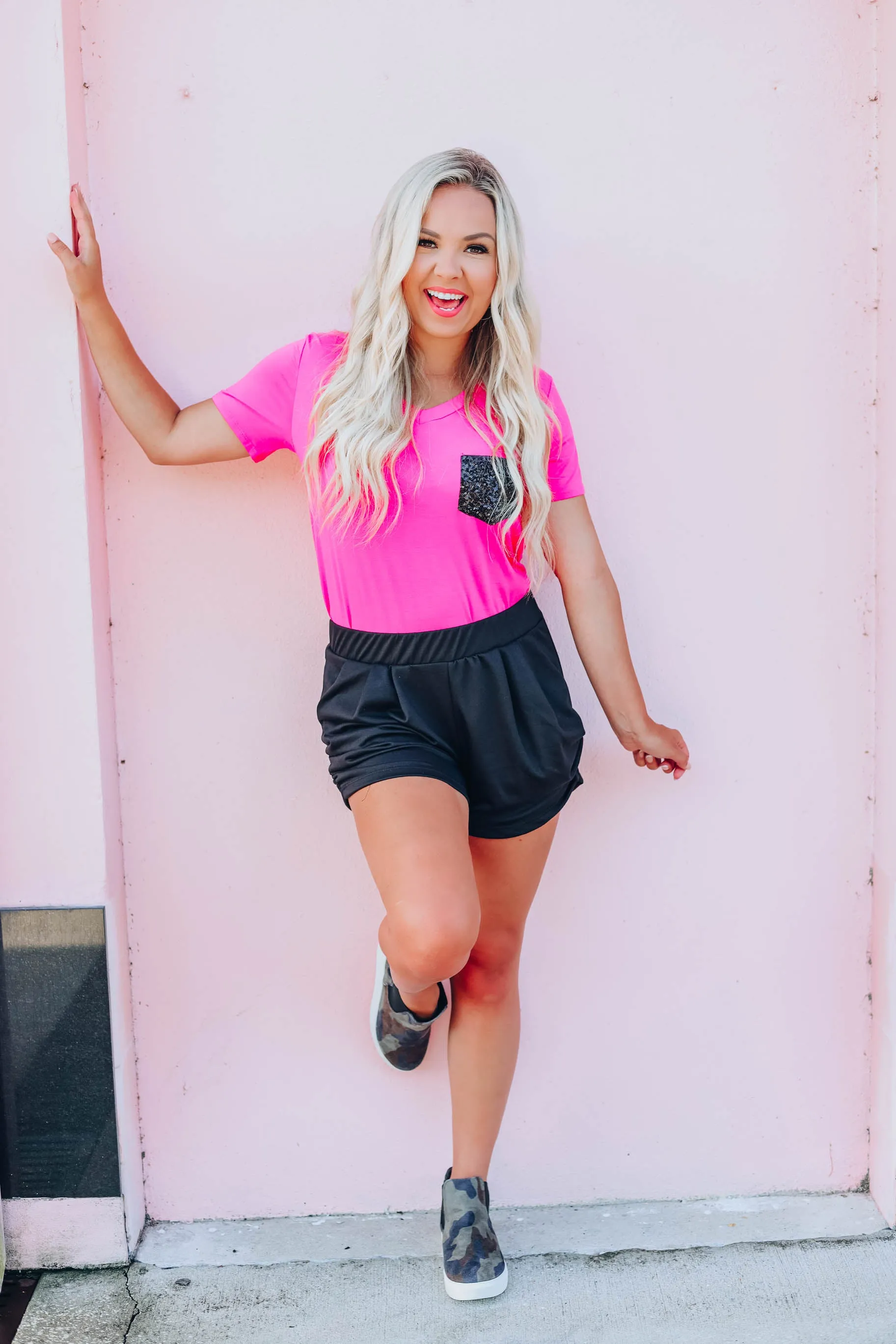 Inner Goddess Top - Hot Pink