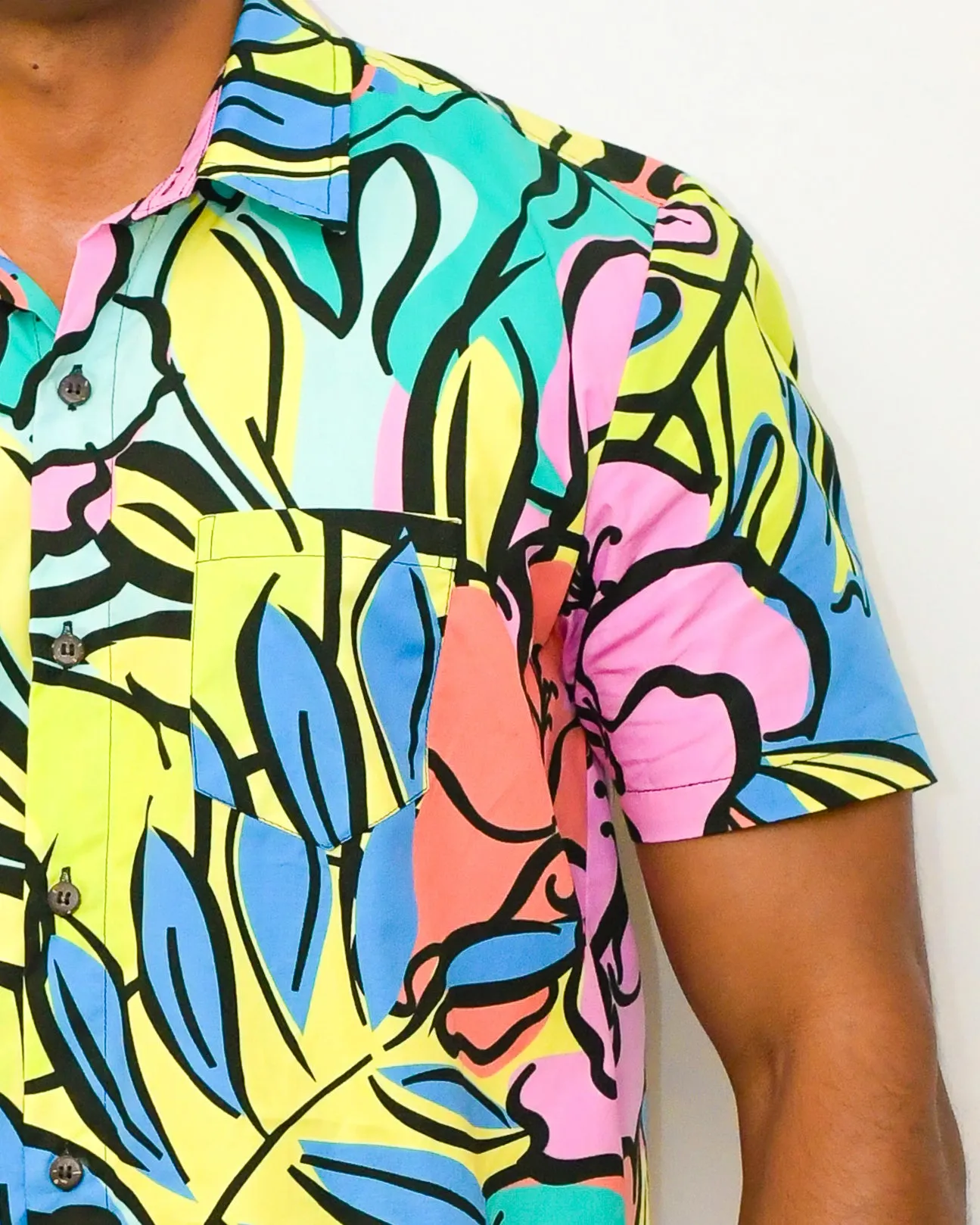 Island Bloom - Short Sleeve Shirt