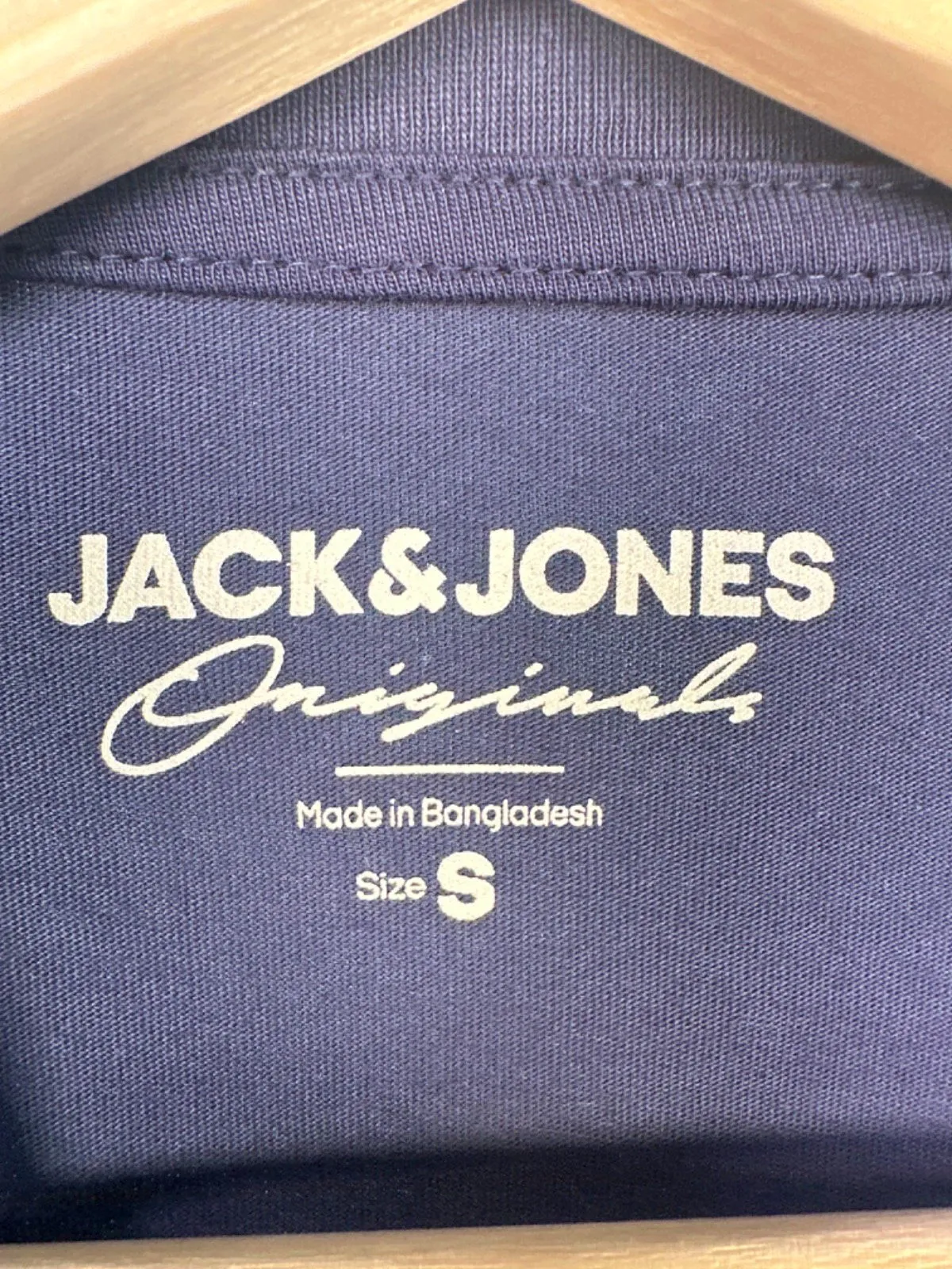 Jack & Jones Navy Blue Short Sleeve T-Shirt UK S