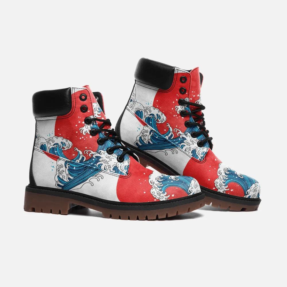 Japanese Wave Casual Leather Lightweight boots TB
