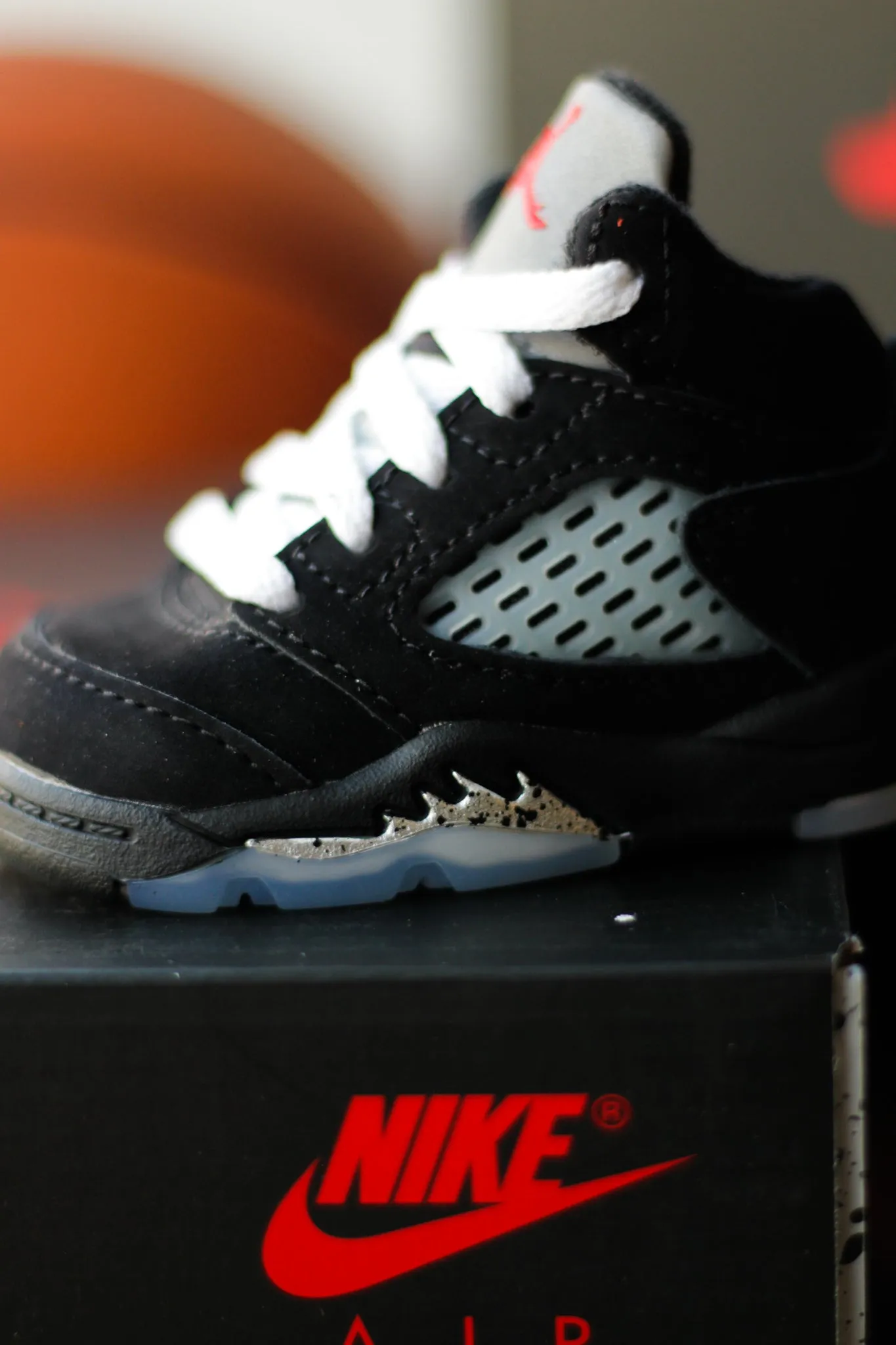 JORDAN 5 RETRO OG (TD) "BLACK/METALLIC SILVER"