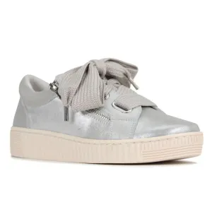 Jovi Leather Sneaker - Silver -ES11