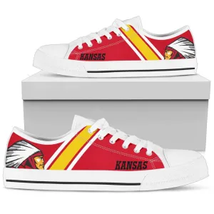 Kansas City Chiefs Mens Shoes Casual Canvas Sneakers