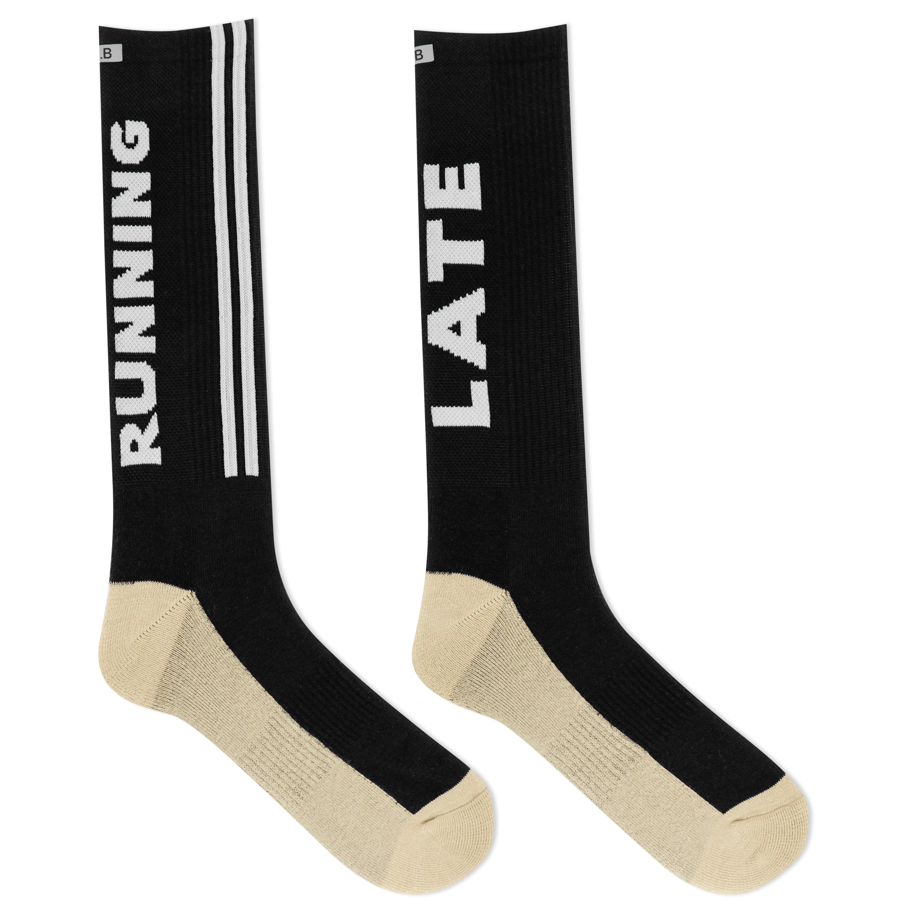 K.Bell Men's K.B Athletic Running Late Crew Sock