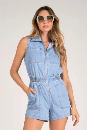 Kelly Denim Romper