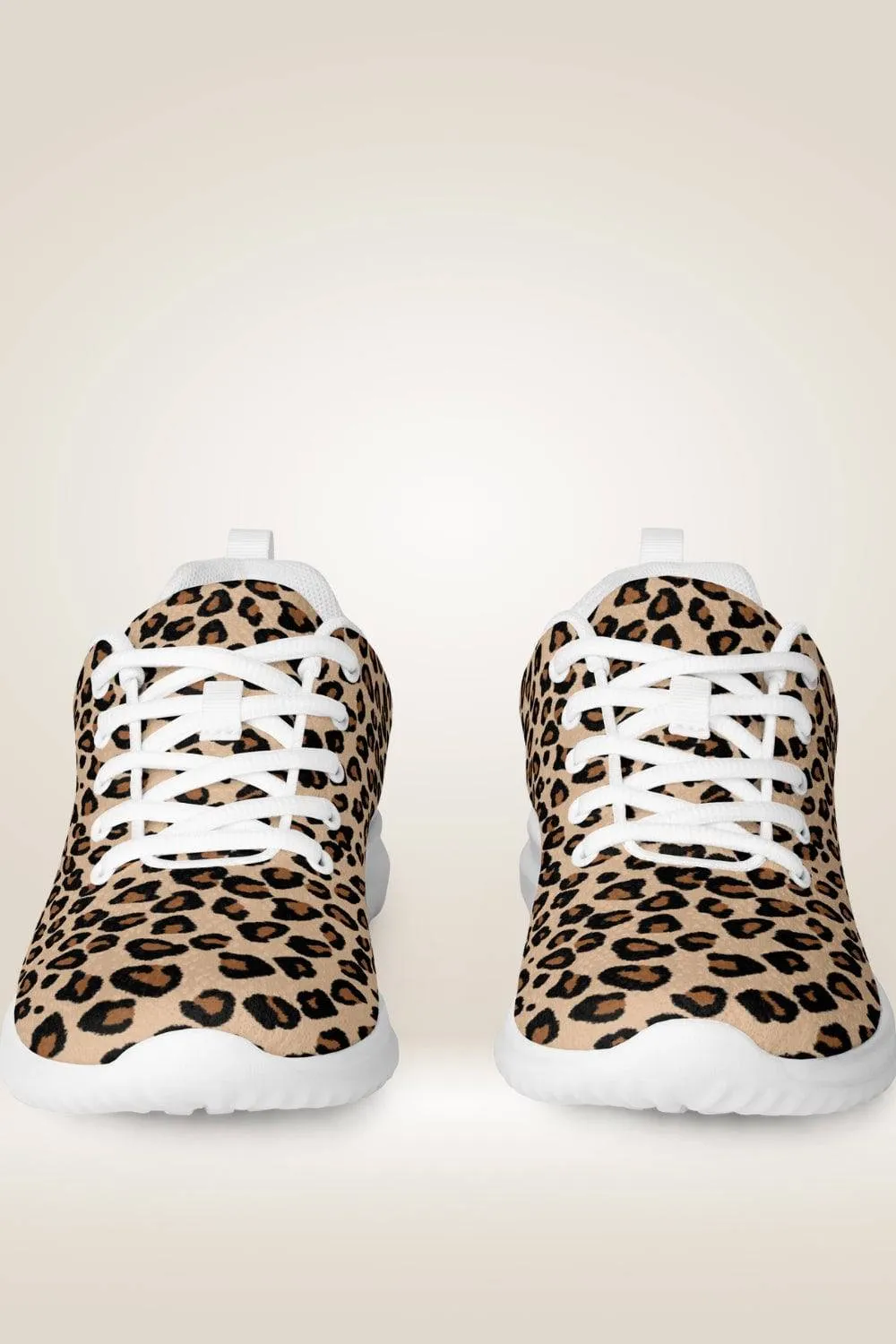 Lace Up Leopard Sneakers