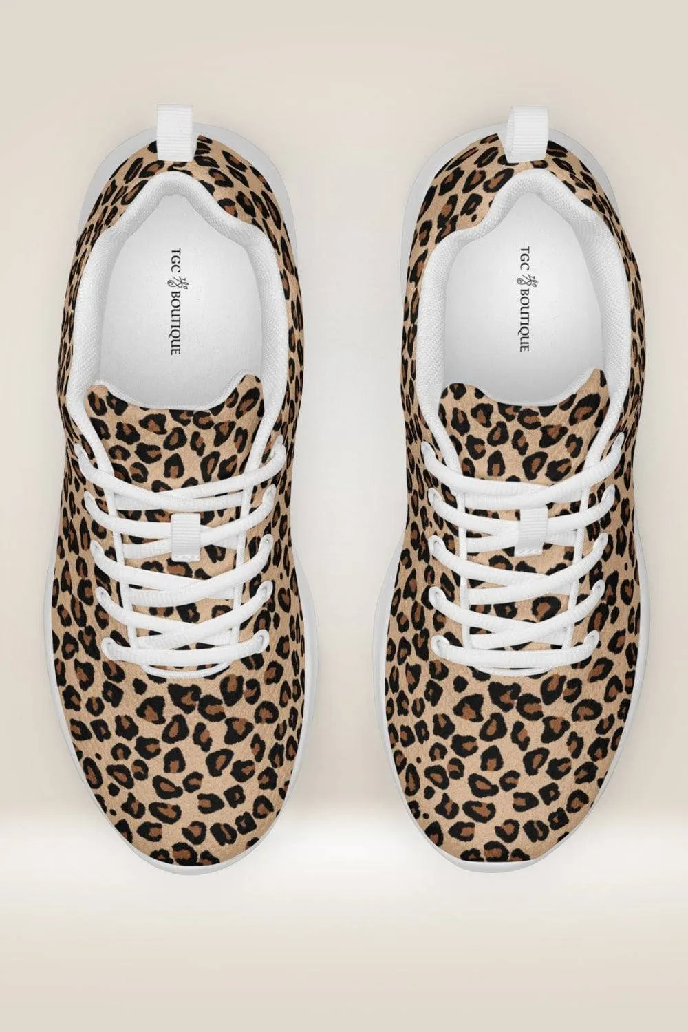Lace Up Leopard Sneakers