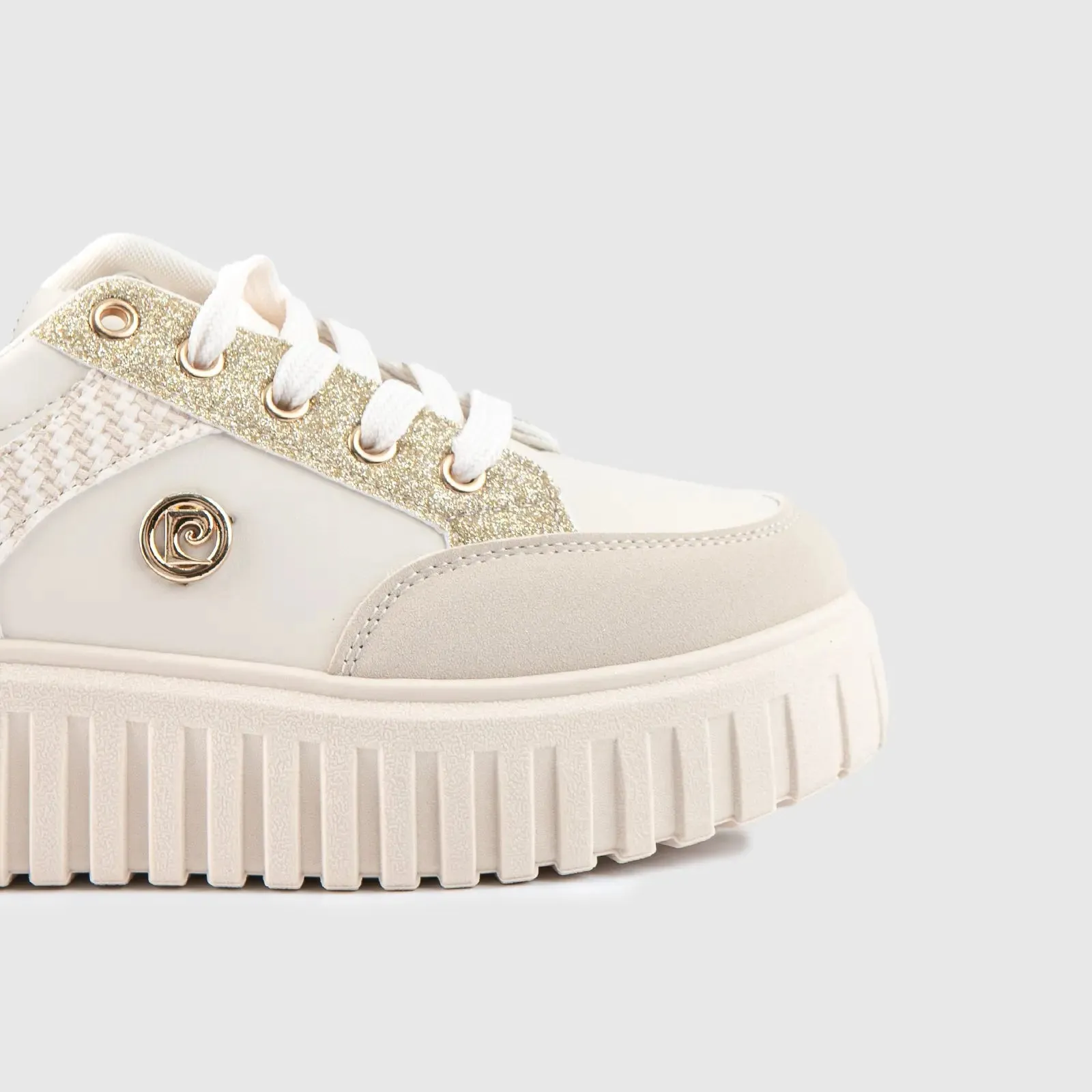 Ladies Sneaker Beige Multi 10516