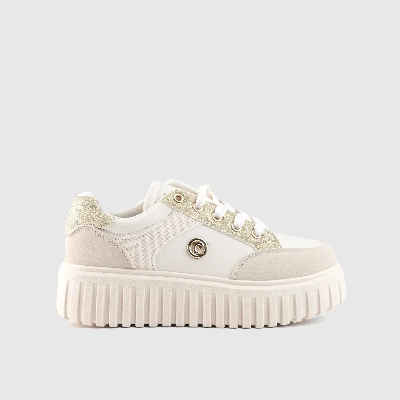 Ladies Sneaker Beige Multi 10516