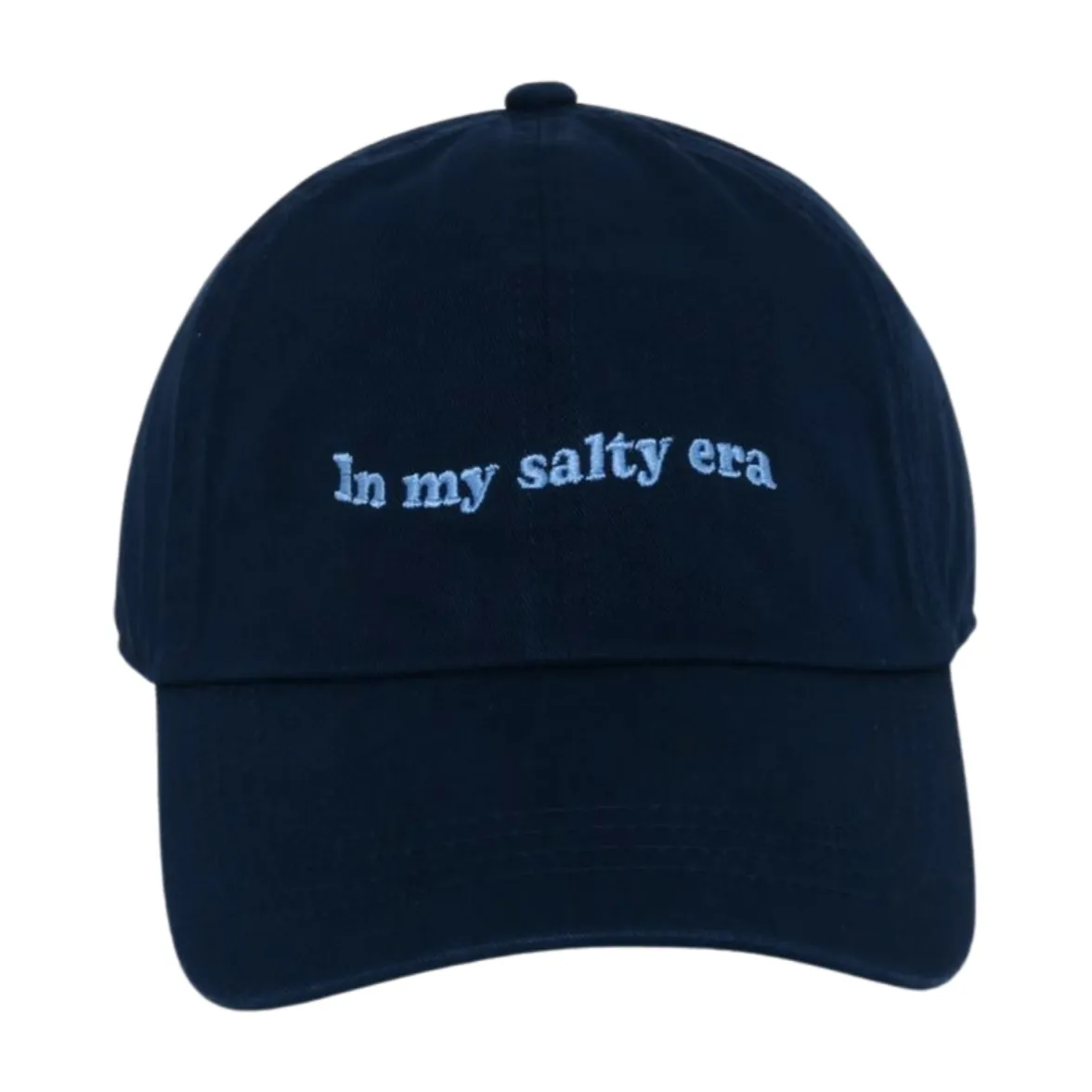 LCAP3438 - "IN MY SALTY ERA" EMBROIDERED COTTON BASEBALL CAP