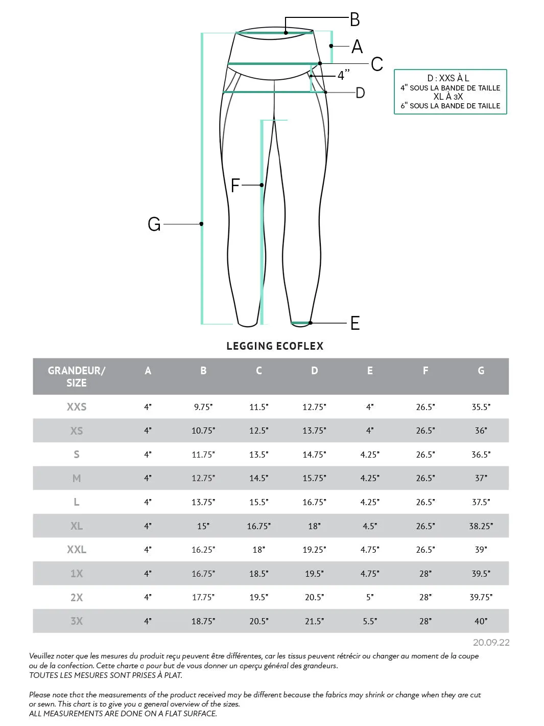 Legging Ultra Taille Haute avec Poches Ecoflex - Chili peppers