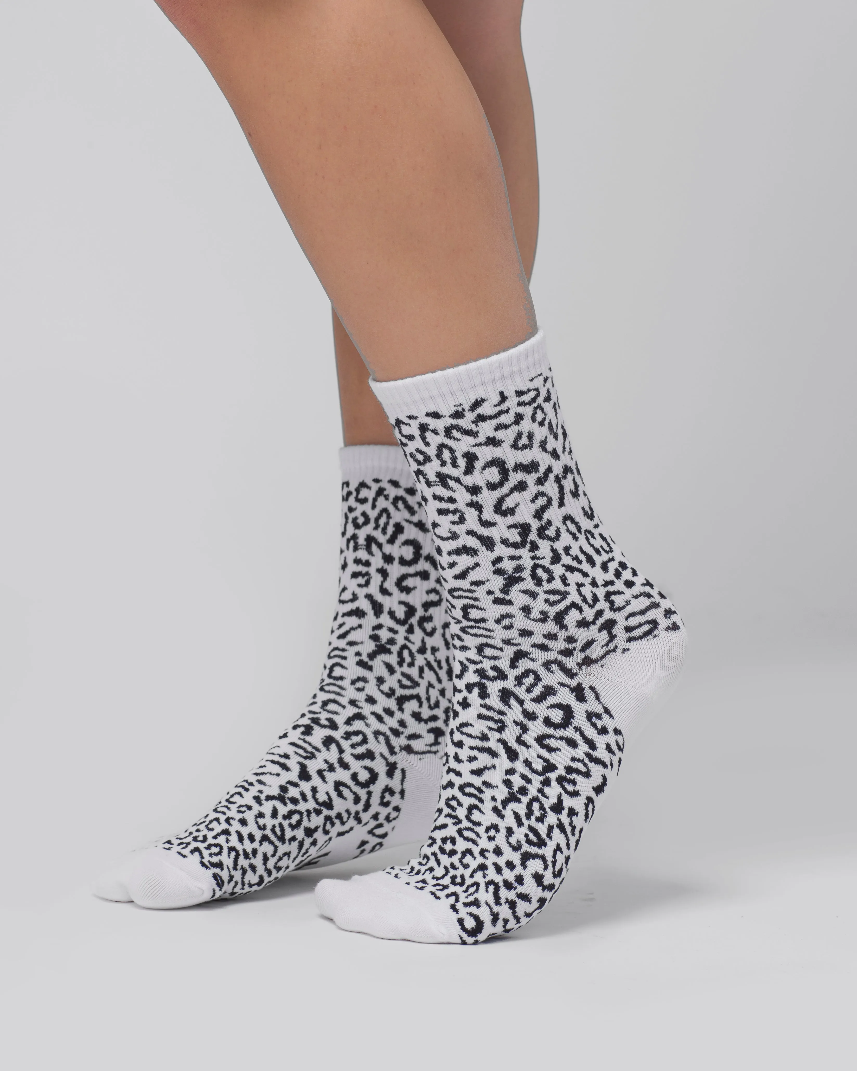 Leopard 1/4 Sock