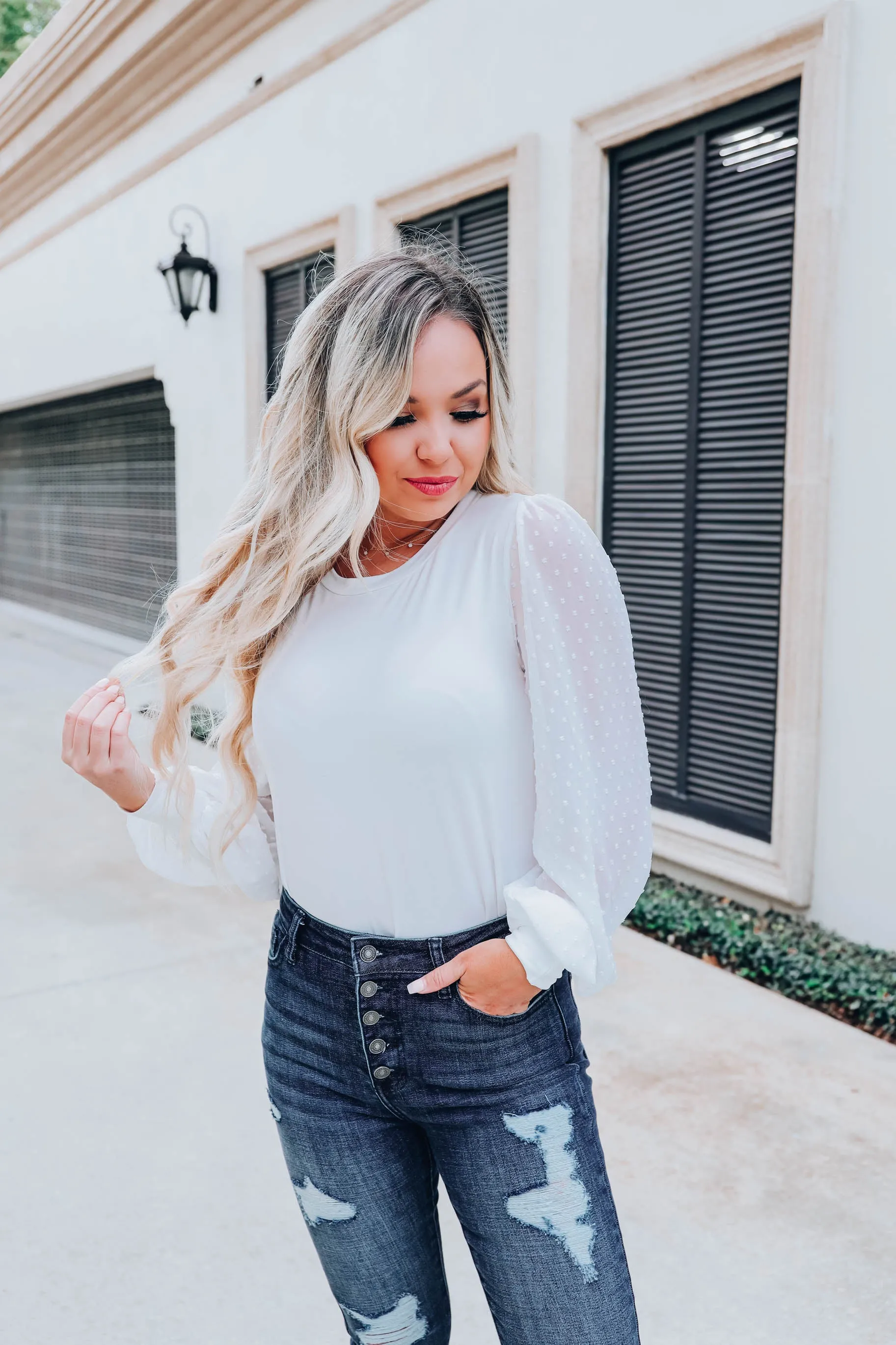 Let's Take A Trip Top - Ivory