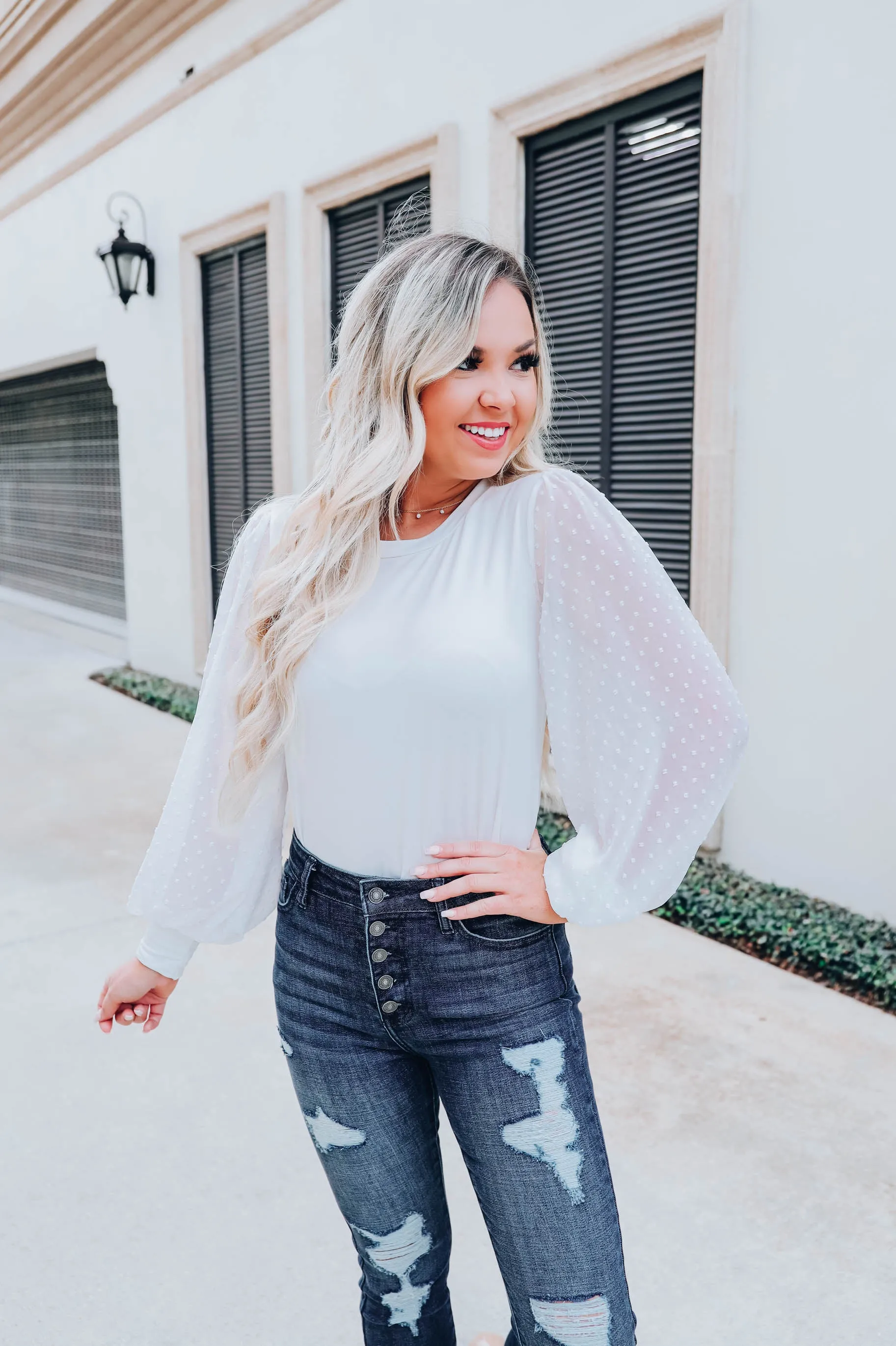 Let's Take A Trip Top - Ivory