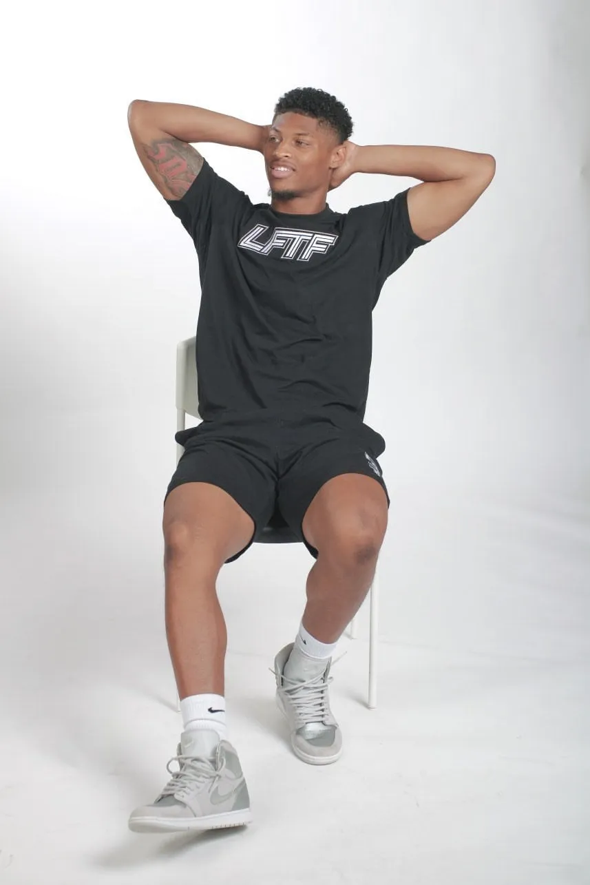 LFTF "Black" Embroidered Logo Set
