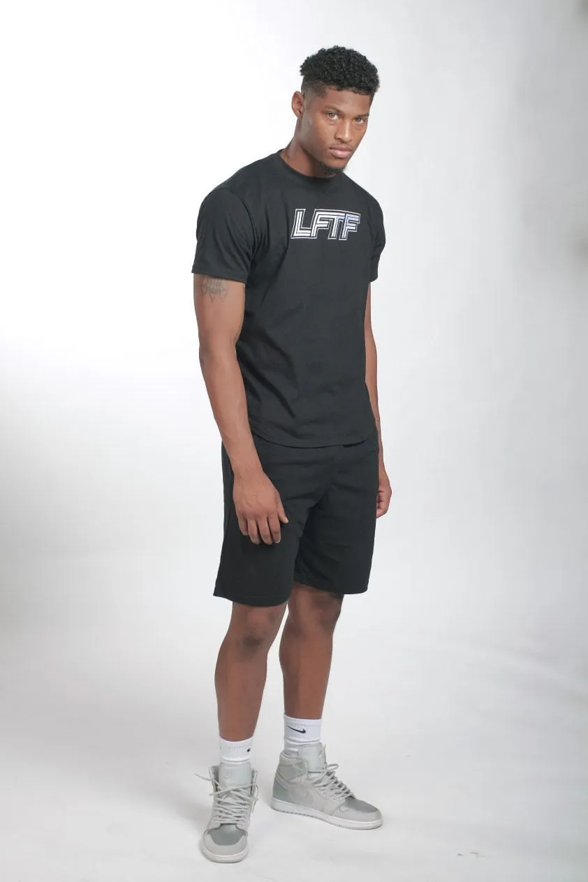 LFTF "Black" Embroidered Logo Set