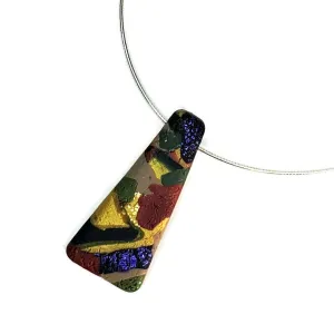 Long Triangle Pendant - Terracotta