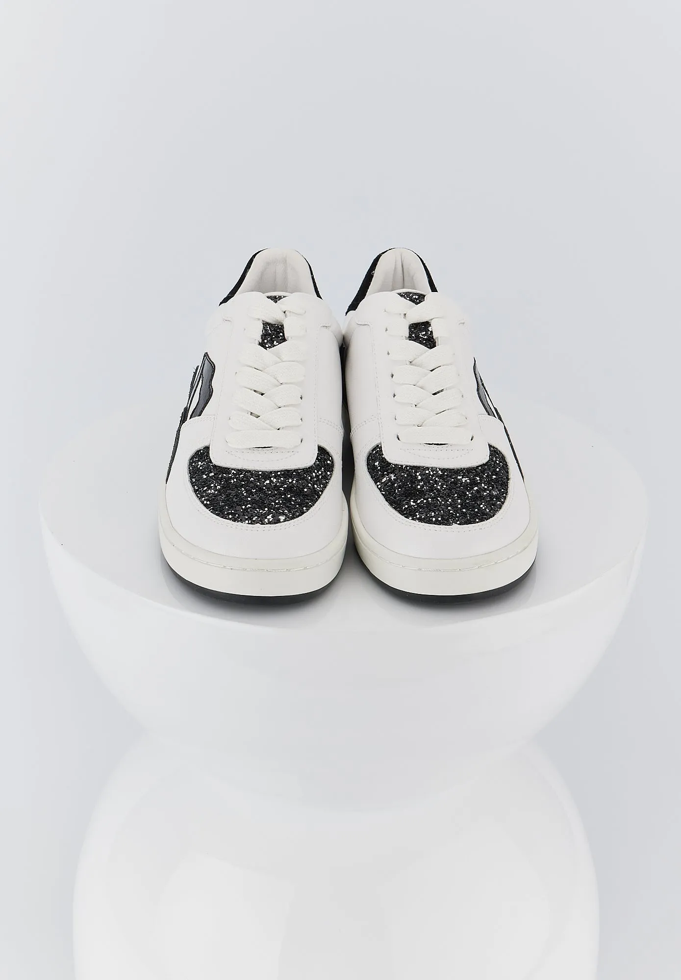 Loulou-Blanc Noir Glitter