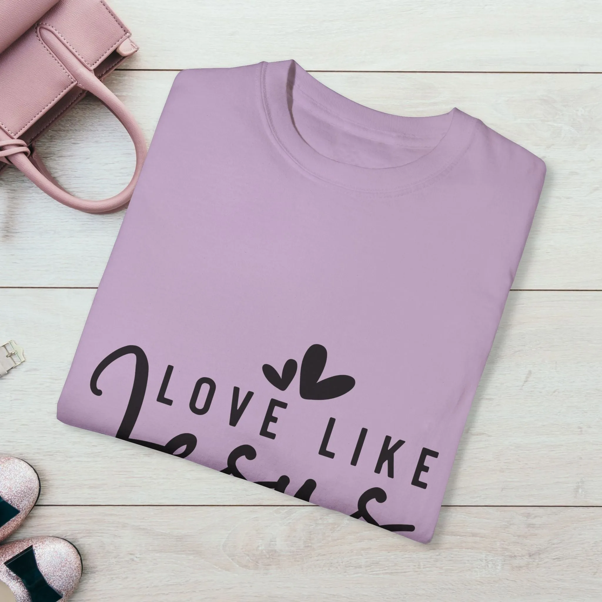 Love Like Jesus Unisex Garment-Dyed T-Shirt - Faith-Inspired Apparel