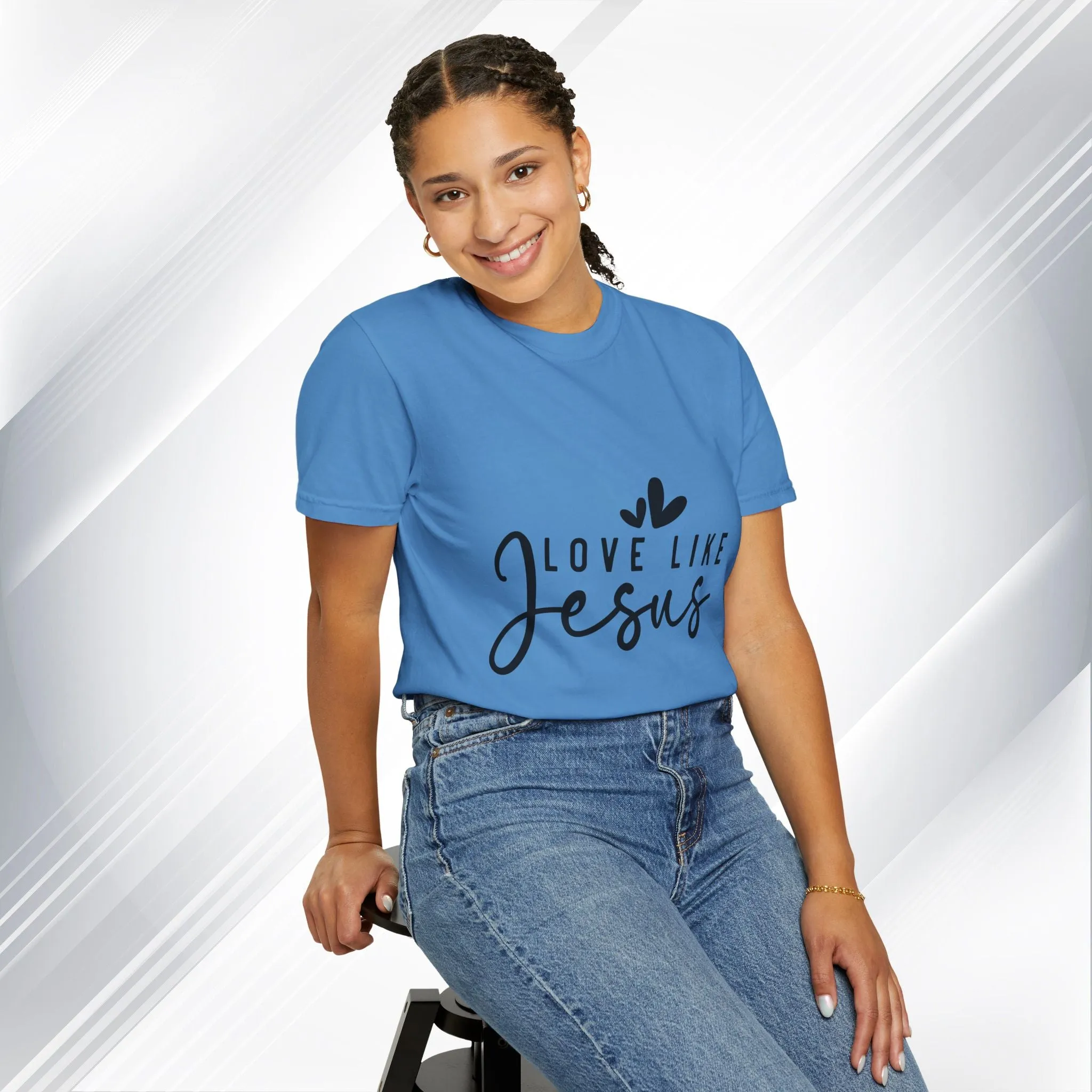 Love Like Jesus Unisex Garment-Dyed T-Shirt - Faith-Inspired Apparel