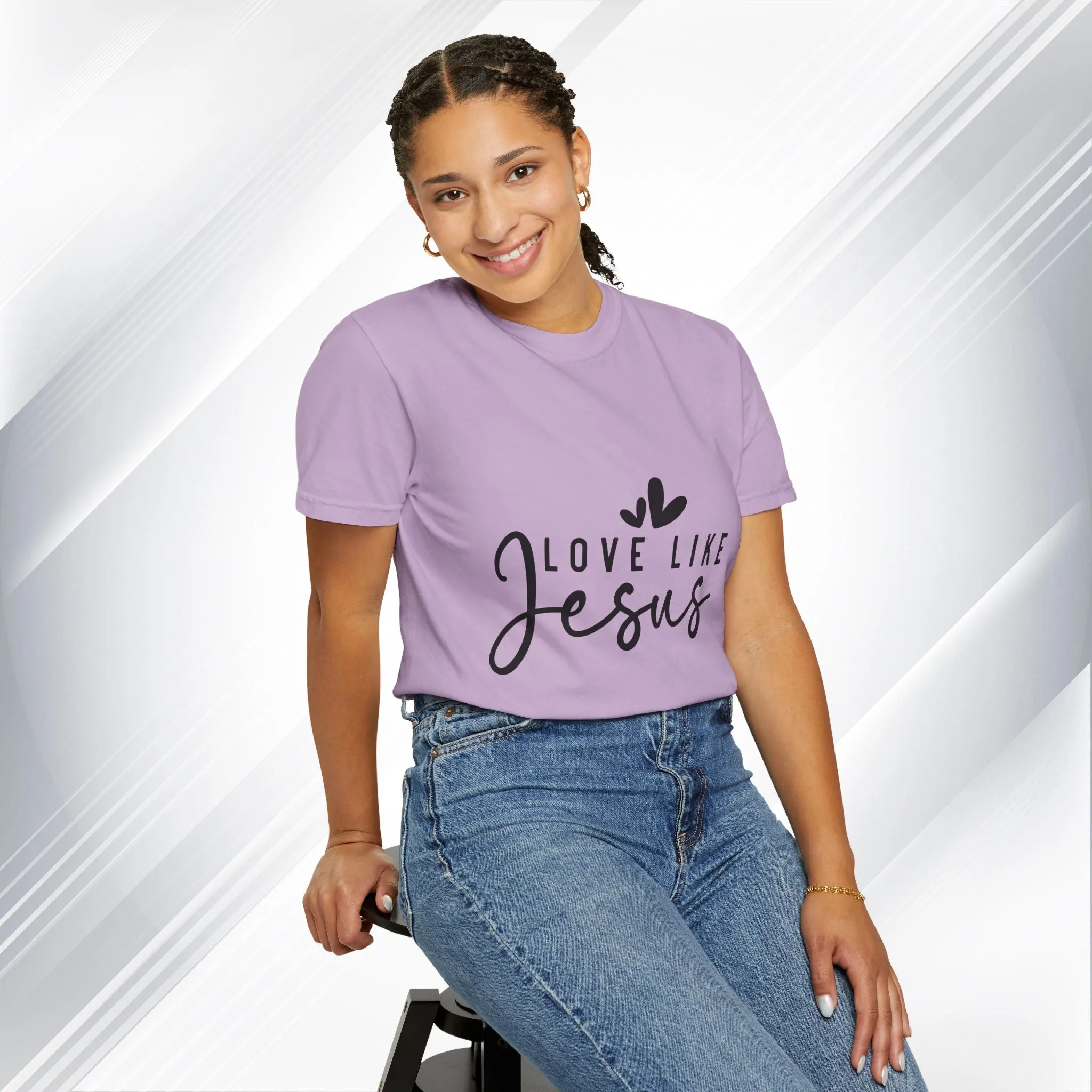Love Like Jesus Unisex Garment-Dyed T-Shirt - Faith-Inspired Apparel