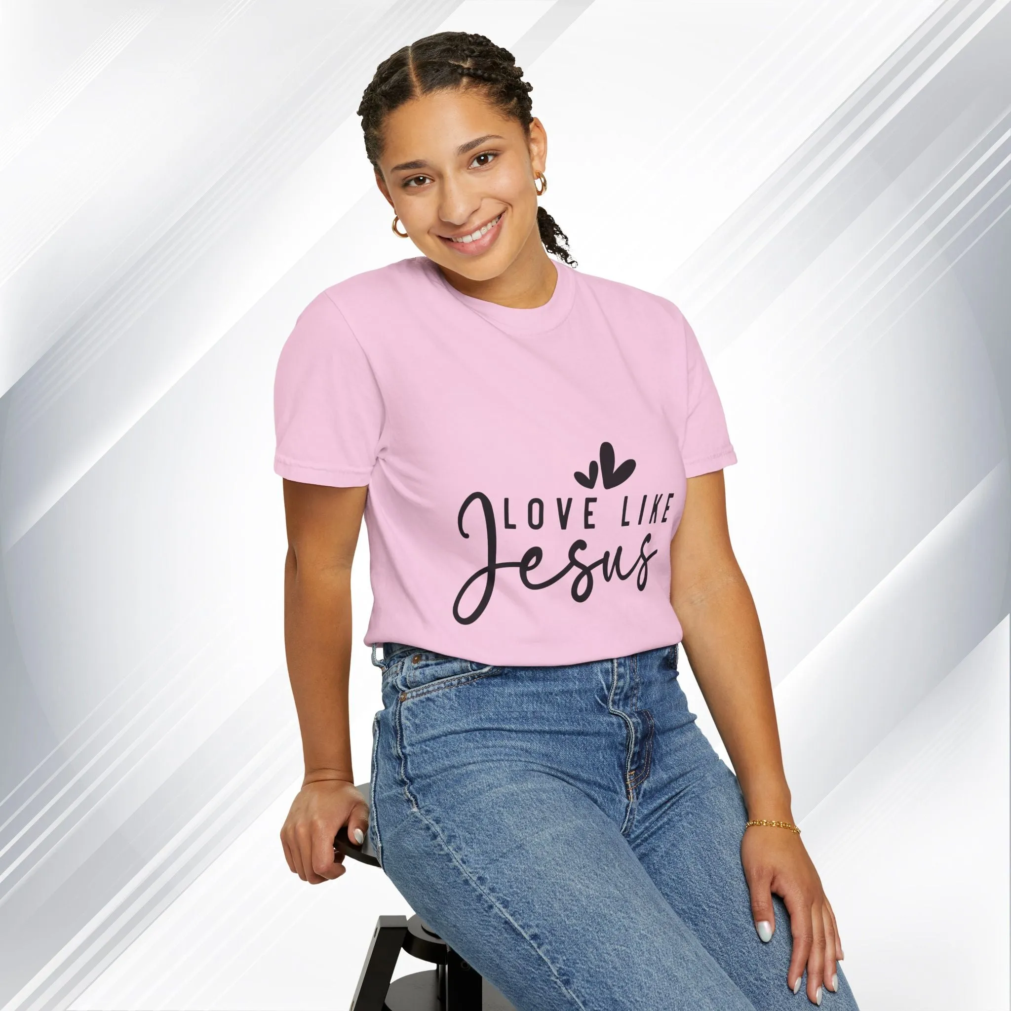 Love Like Jesus Unisex Garment-Dyed T-Shirt - Faith-Inspired Apparel