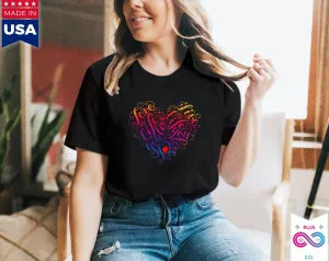 Love The Life You Live Black T-Shirts, Valentine's day gift idea,Good Vibe Tribe Tee, Gift for Mom, Gift For Her, Love