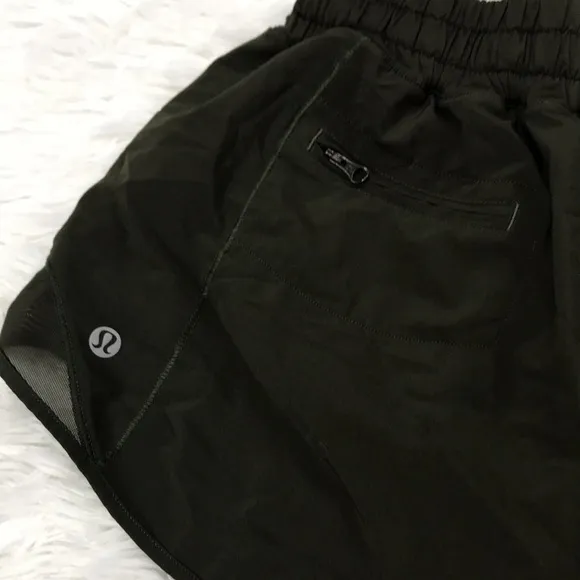 Lululemon Hotty Hot Short (Long) Military Green