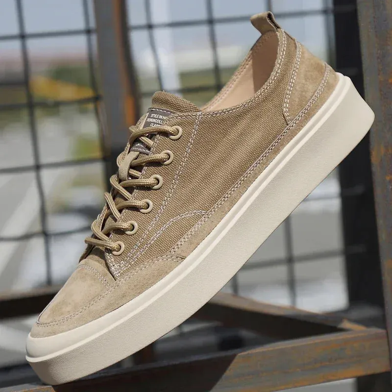 Luxus-Leder SoleCraft Herren Handgemachte Sneakers