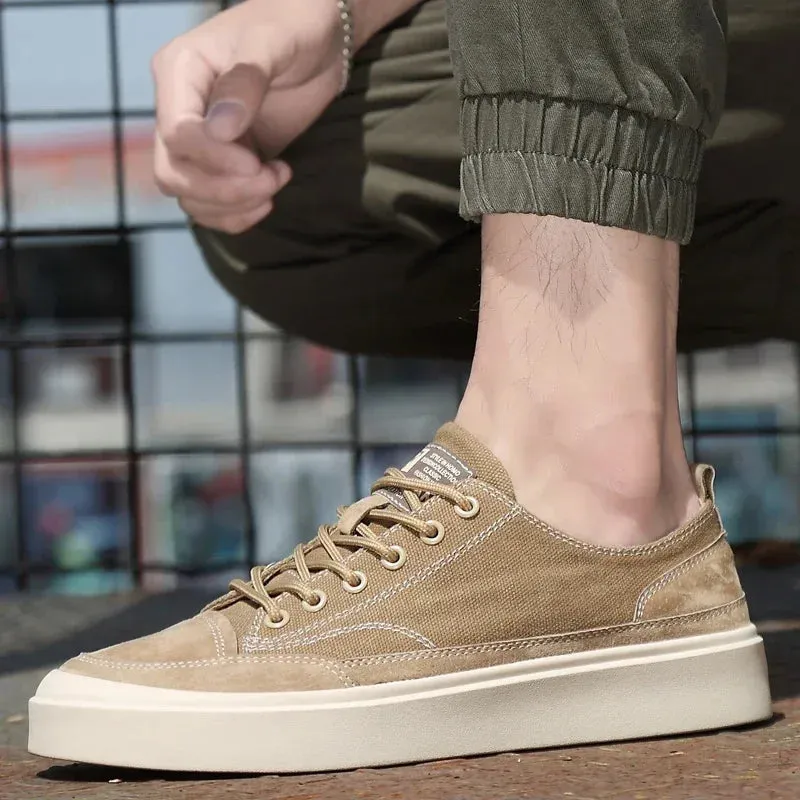Luxus-Leder SoleCraft Herren Handgemachte Sneakers