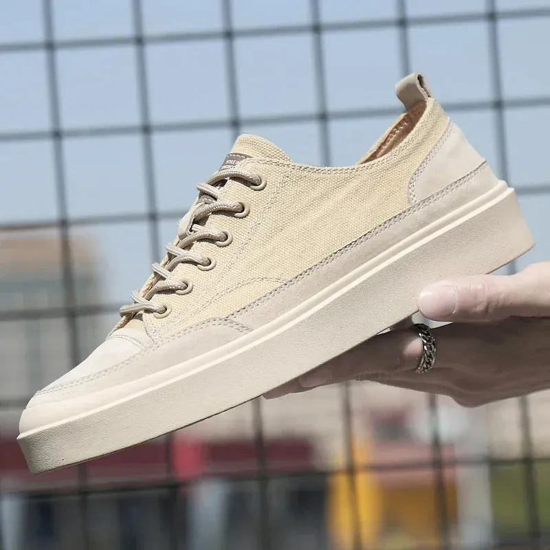 Luxus-Leder SoleCraft Herren Handgemachte Sneakers