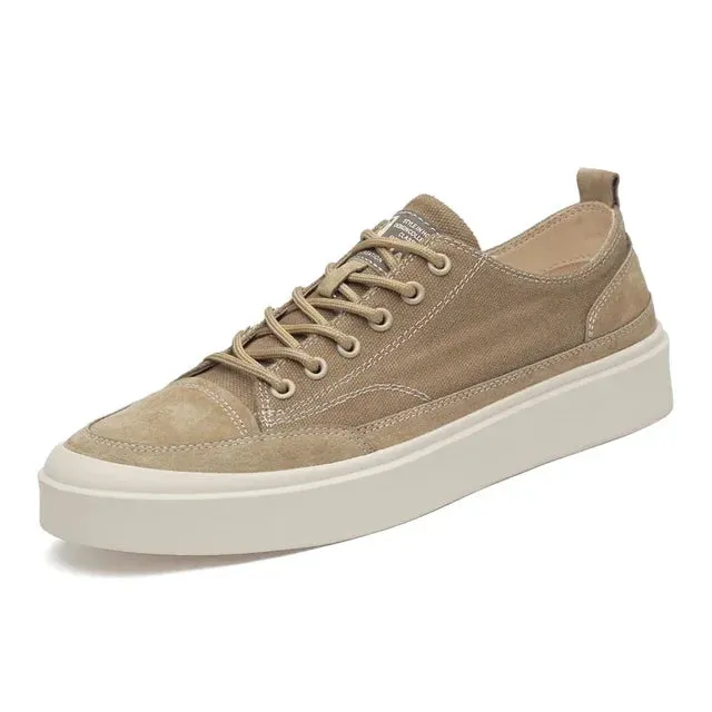 Luxus-Leder SoleCraft Herren Handgemachte Sneakers
