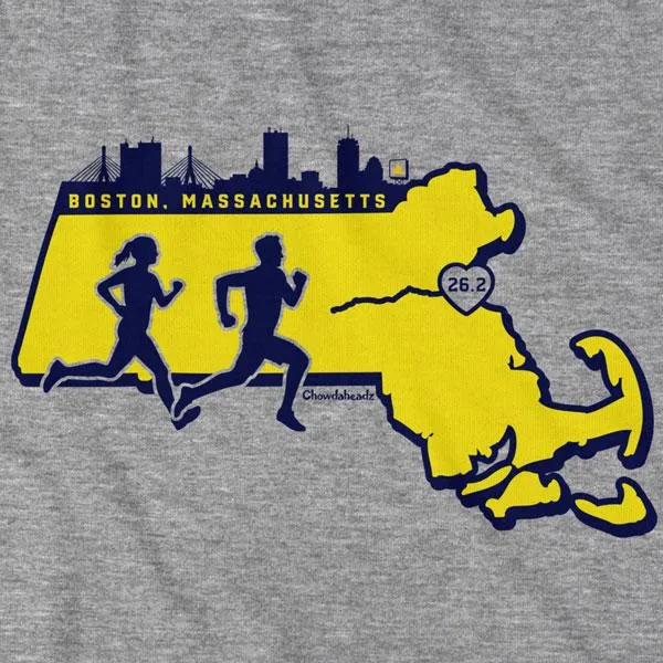 Massachusetts Runner T-Shirt
