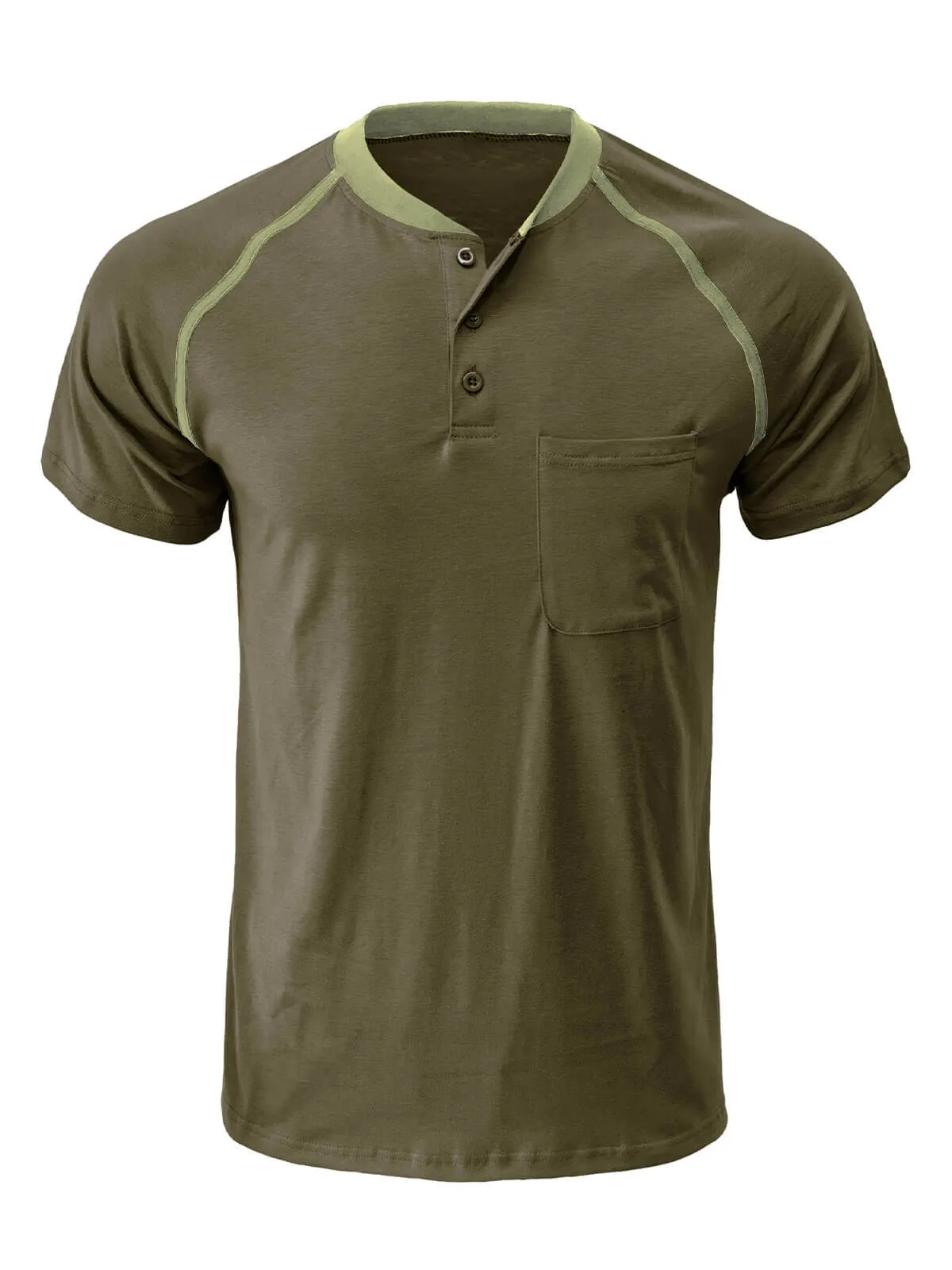Men's Breathable Casual Pocket Short Sleeve T-Shirt