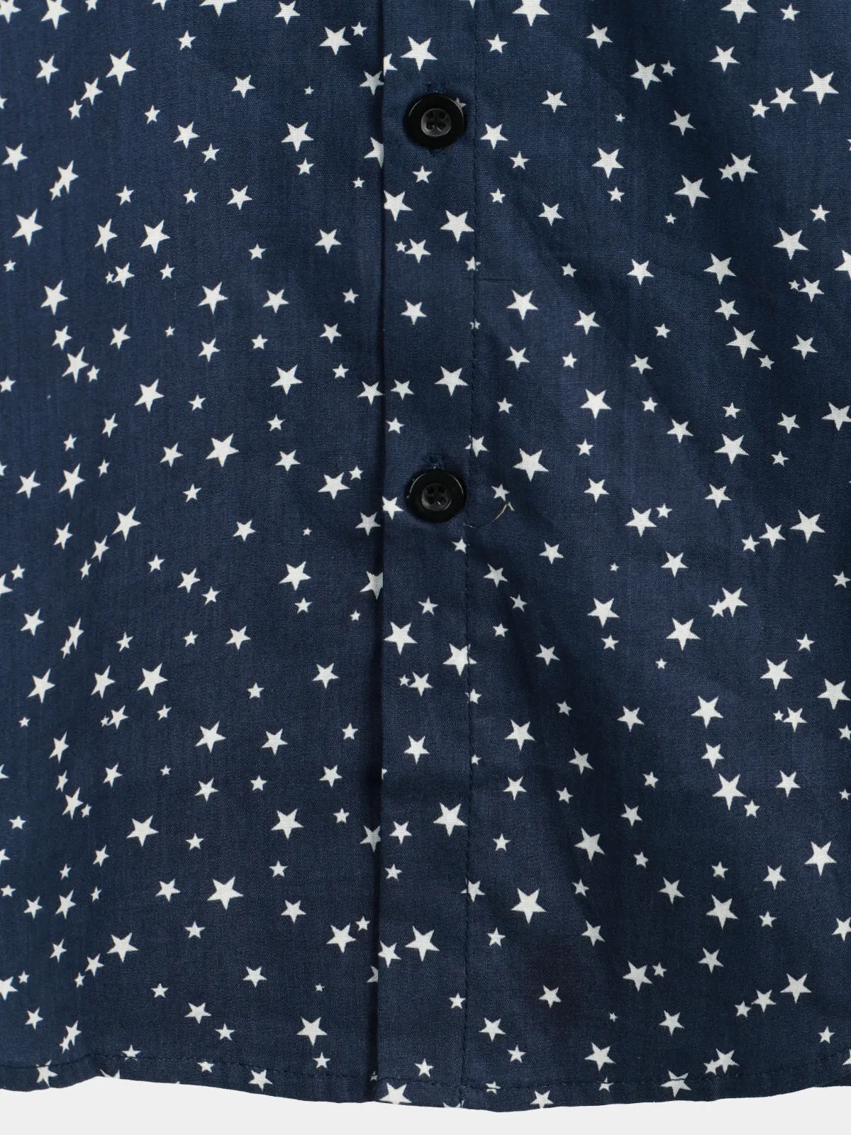 Men's Casual Cotton Print Short Sleeve Shirt