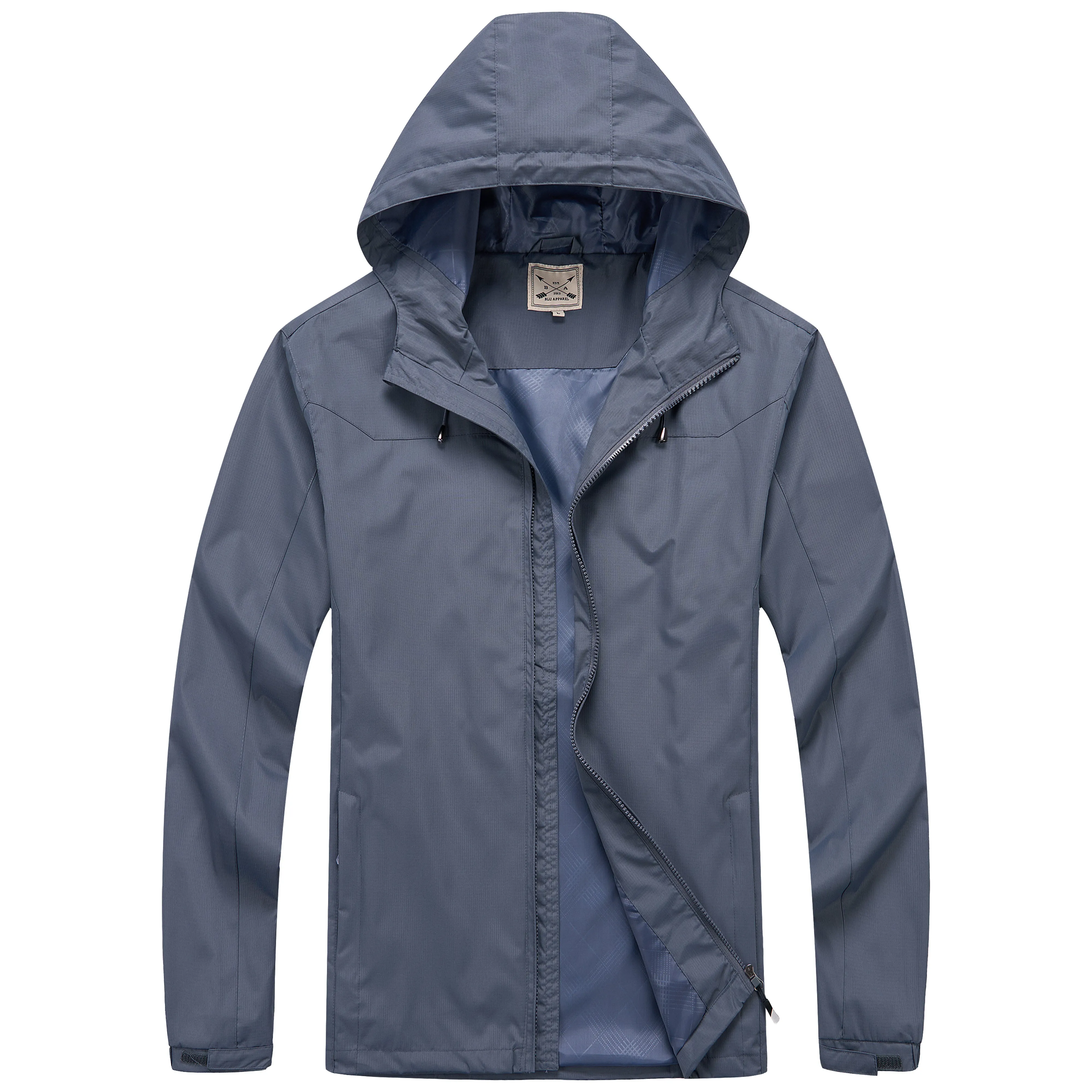Men's Lightweight Rain Jacket - Navy