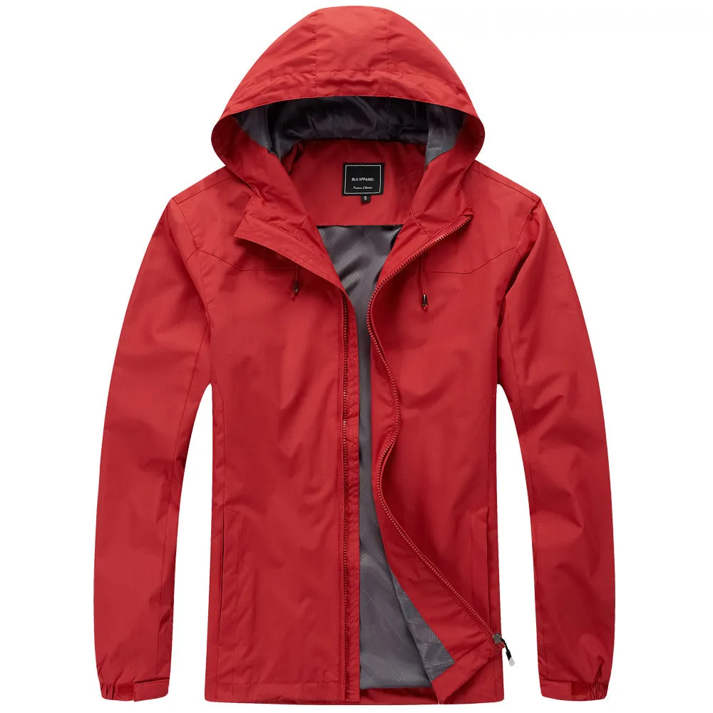 Men's Lightweight Rain Jacket - Navy