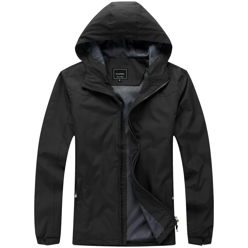 Men's Lightweight Rain Jacket - Navy